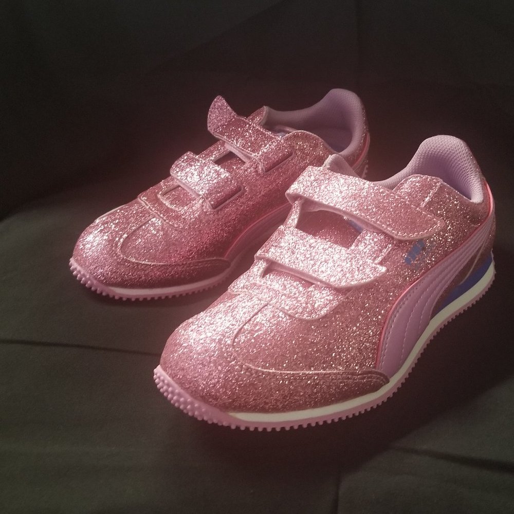 Puma Whirlwind Glitz V PS Smoky Grape Size 3.5